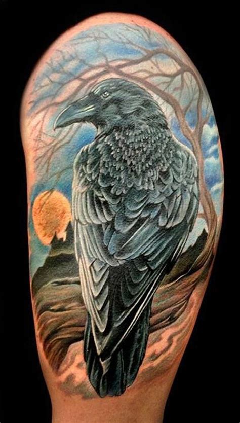 20 Stunning Raven Tattoos – Tattoo Flat